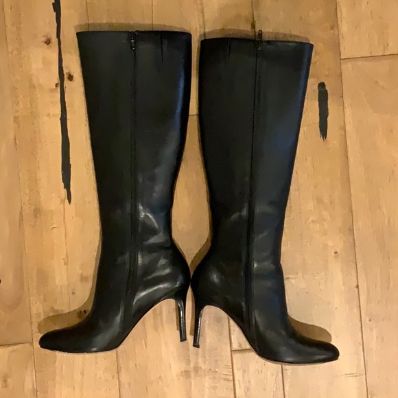 Brooks Brothers Black Leather Boots. Size 7.5 - Picture 3 of 5